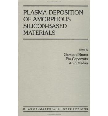 Plasma deposition of amorphous silicon-based materials