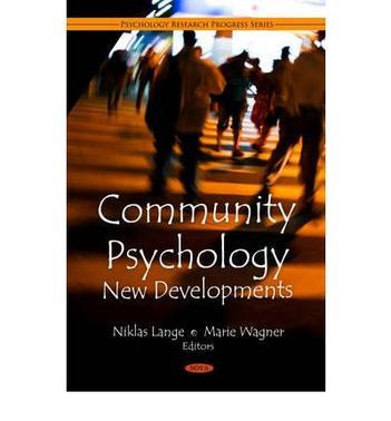 Community psychology new developments