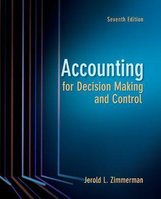 Accounting for decision making and control