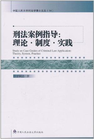 刑法案例指导 理论·制度·实践 Theory,System,Practice