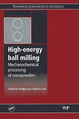 High-energy ball milling mechanochemical processing of nanopowders
