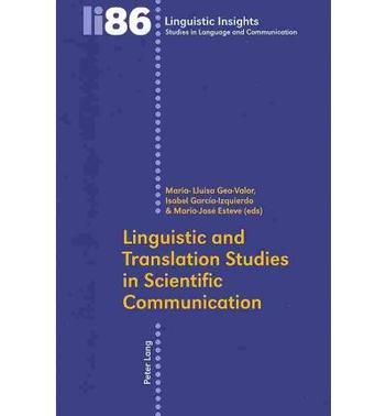 Linguistic and translation studies in scientific communication