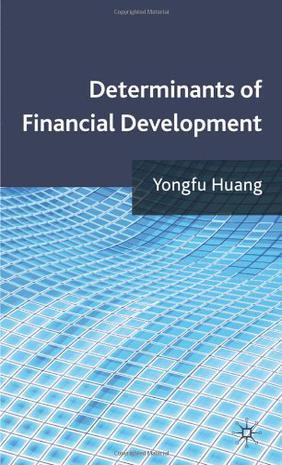 Determinants of financial development