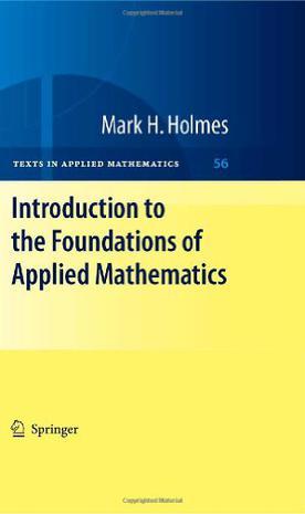 Introduction to the foundations of applied mathematics