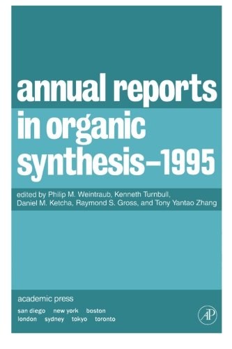 Annual reports in organic synthesis - 1995