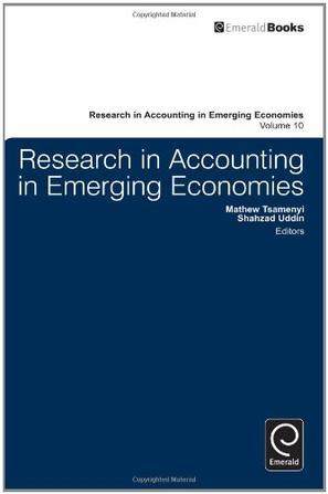 Research in accounting in emerging economies