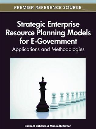 Strategic enterprise resource planning models for e-government applications and methodologies
