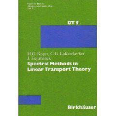 Spectral methods in linear transport theory