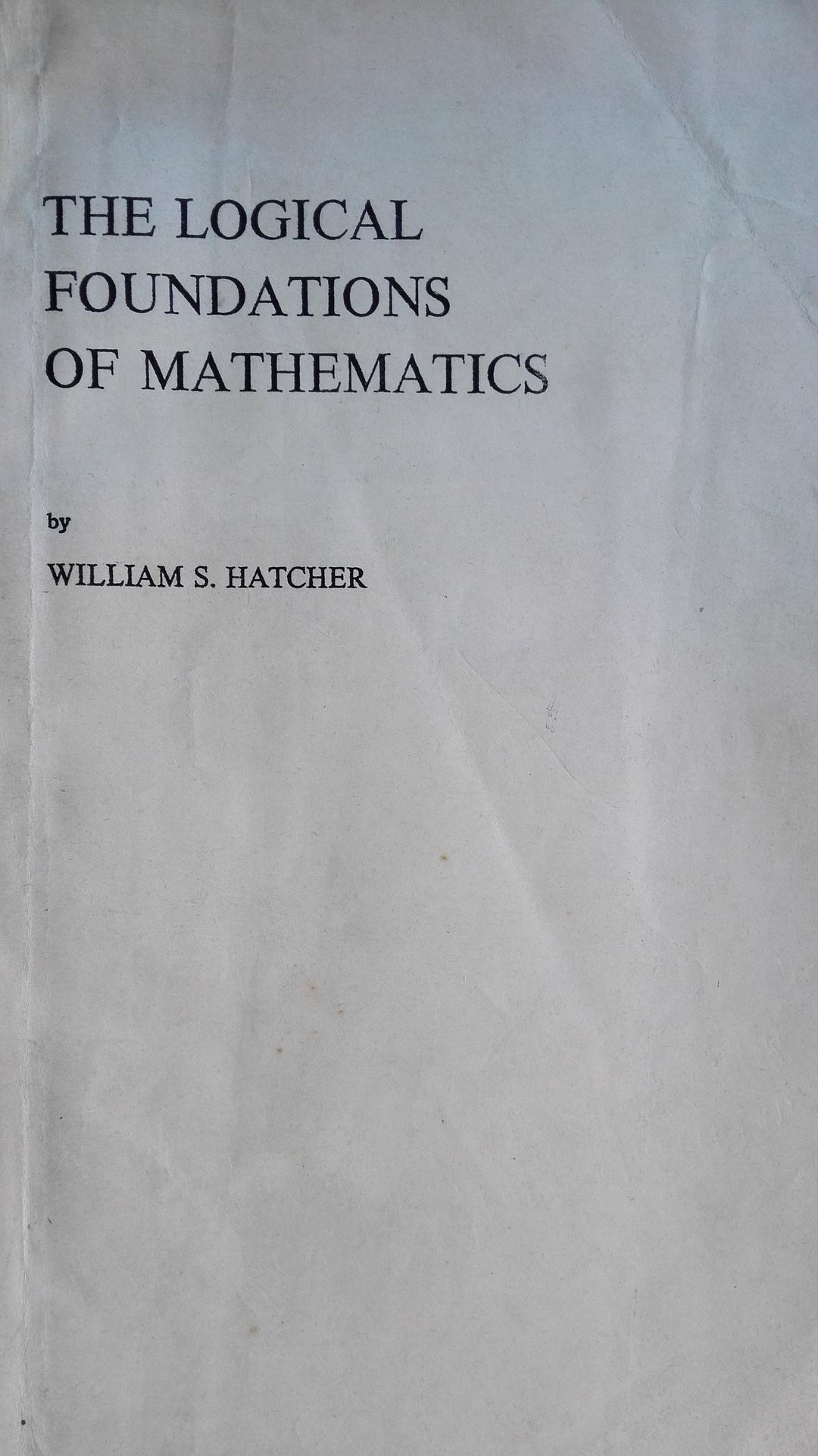 The logical foundations of mathematics
