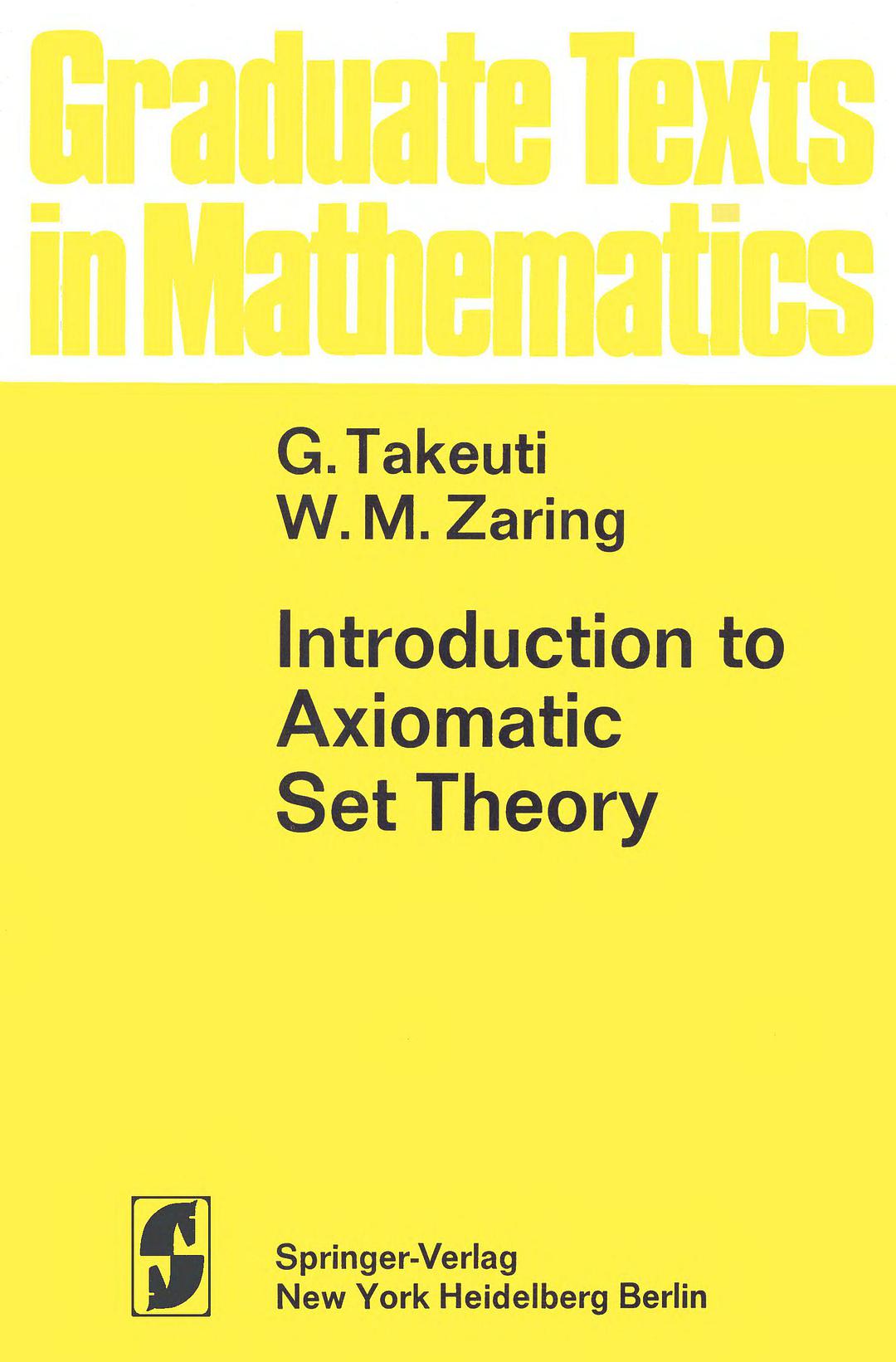Introduction to axiomatic set theory