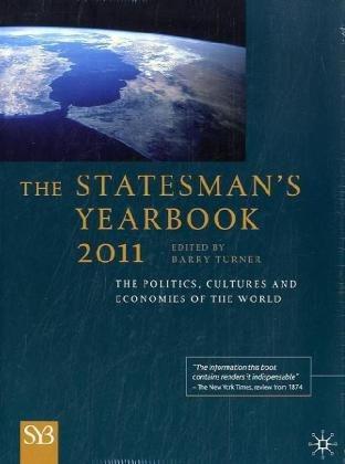 The statesman's yearbook 2011 the politics, cultures and economies of the world