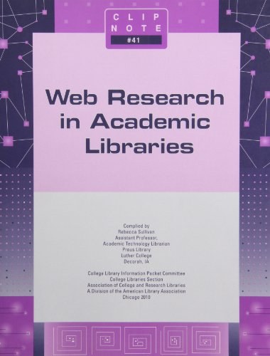 Web research in academic libraries