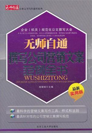 无师自通撰写公司营销文案范例全书 最新实用版