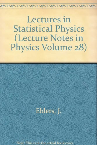 Lectures in statistical physics