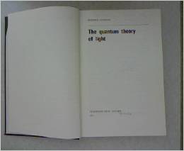 The quantum theory of light