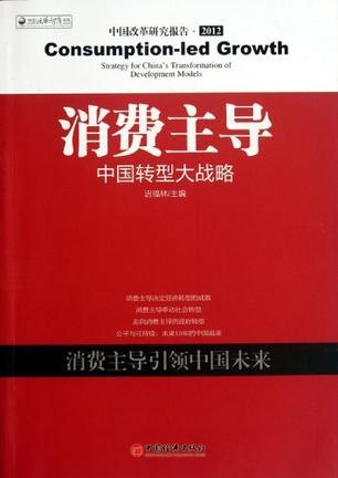 消费主导 中国转型大战略 strategy for China's transformation of development models