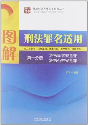 图解刑法罪名适用 第一分册 危害国家安全罪 危害公共安全罪