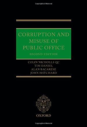 Corruption and misuse of public office