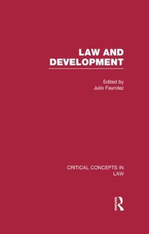 Law and development critical concepts in law