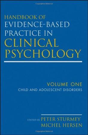 Handbook of evidence-based practice in clinical psychology