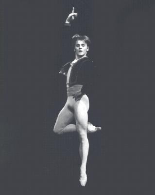 Baryshnikov in black and white.