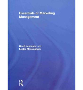 Essentials of marketing management