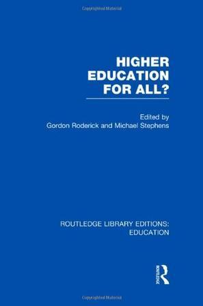 Higher education for all?
