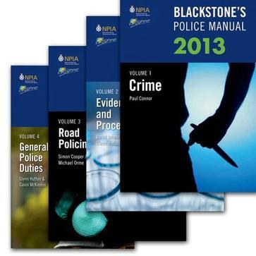 Blackstone's police manual 2013