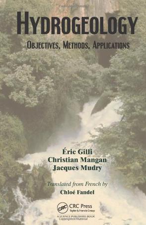 Hydrogeology objectives, methods, applications