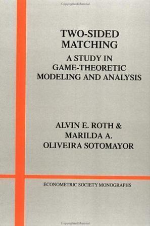 Two-sided matching a study in game-theoretic modeling and analysis