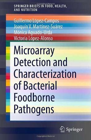 Microarray detection and characterization of bacterial foodborne pathogens