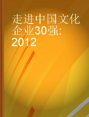 走进中国文化企业30强 2012