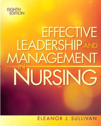 Effective leadership and management in nursing