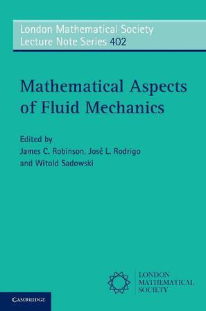 Mathematical aspects of fluid mechanics