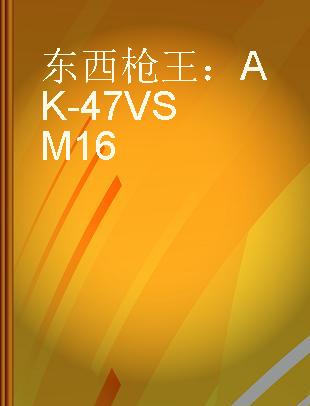 东西枪王：AK-47 VS M16