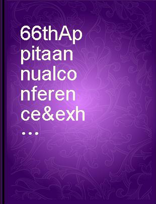 66th Appita annual conference & exhibition Melbourne, Australia, 15-18 April 2012 : conference technical papers.