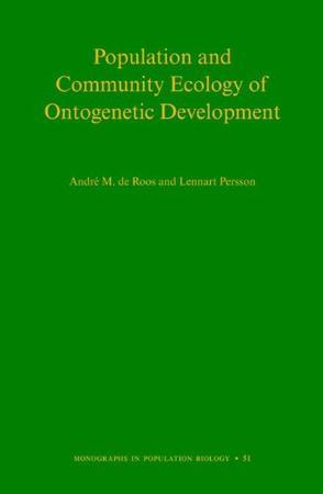 Population and community ecology of ontogenetic development