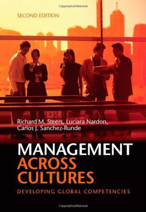 Management across cultures developing global competencies