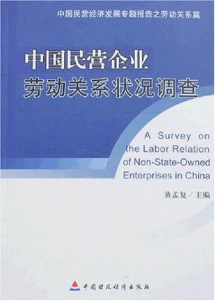 中国民营经济发展专题报告 劳动关系篇 中国民营企业劳动关系状况调查