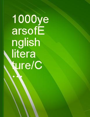 1000 years of English literature /