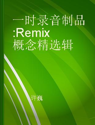 一时 Remix概念精选辑