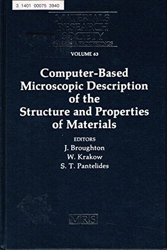 Computer-based microscopic description of the structure and properties of materials : symposium held December 2-4, 1985, Boston, Massachusetts, U.S.A. /