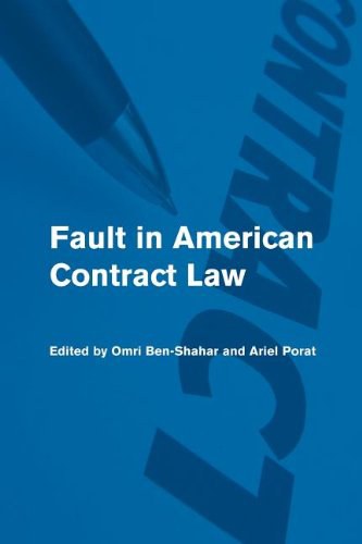 Fault in American contract law /