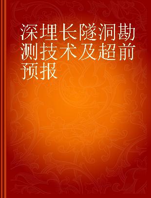 深埋长隧洞勘测技术及超前预报