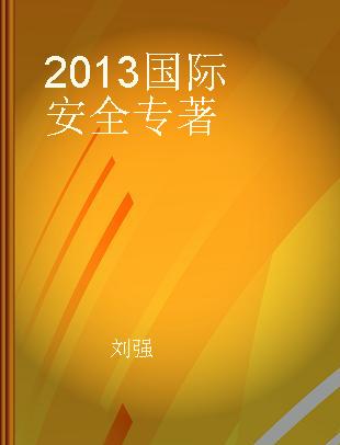 2013国际安全