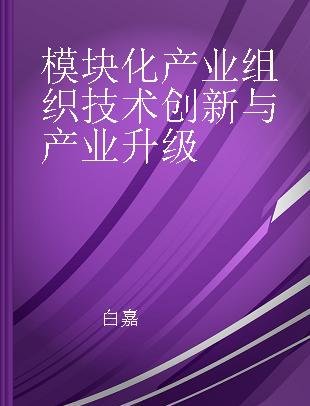 模块化产业组织技术创新与产业升级