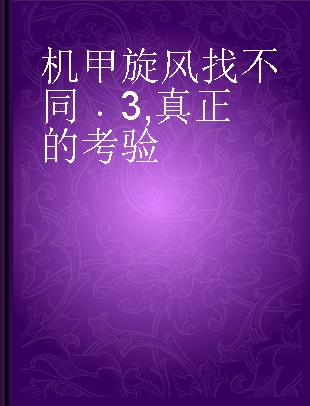 机甲旋风找不同 3 真正的考验