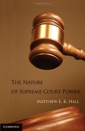 The nature of supreme court power /