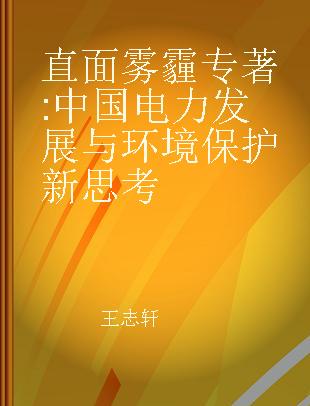 直面雾霾 中国电力发展与环境保护新思考