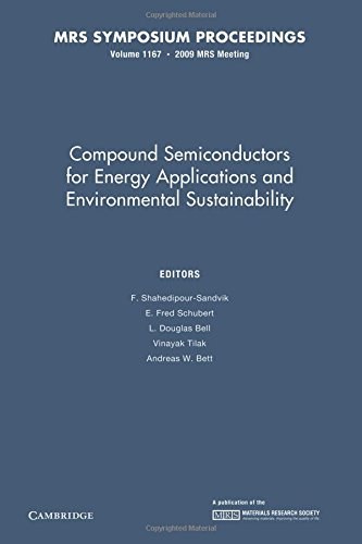 Compound semiconductors for energy applications and environmental sustainability : symposium held April 14-16, 2009, San Francisco, California, U.S.A. /